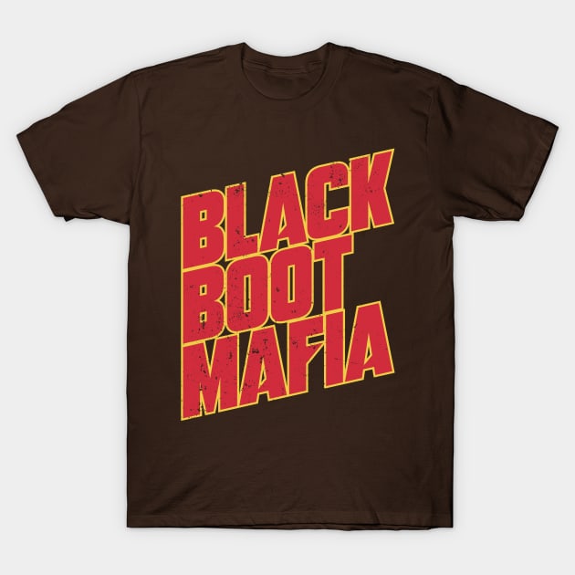 Black Boot Mafia T-Shirt by Kid Relic